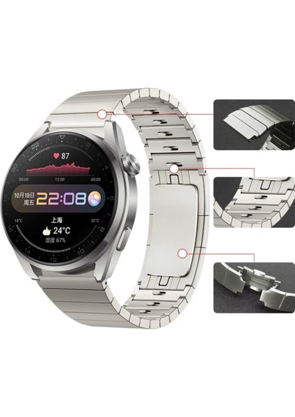 Puluz Huawei Watch Gt2 Pro Için 22Mm Metal Kordon (Yurt Dışından)