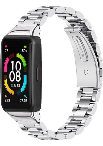 Huawei Band 6 / Honor Band 6 Için Paslanmaz Çelik Kordon (Yurt Dışından) fırsatları