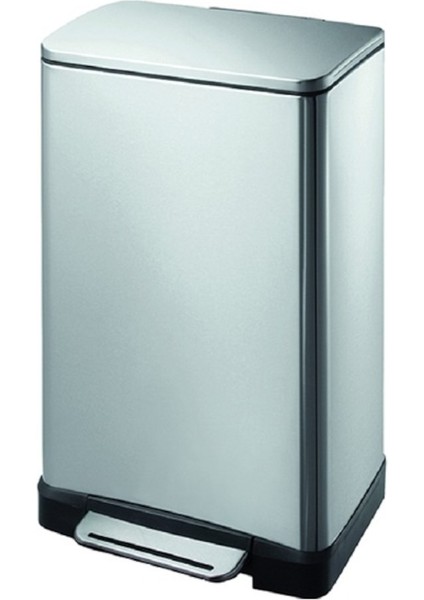 Çöp Kovası Pedallı Paslanmaz E-Cube 20 Lt
