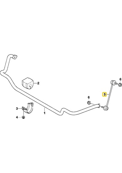 Bmw E46 Uyumlu x Drive Formpart Ön Sol Viraj Askı Rotu 31356751079