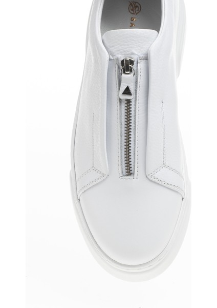 Eva Taban Iç Dış Deri Fermuarlı Sneakers fiyatları