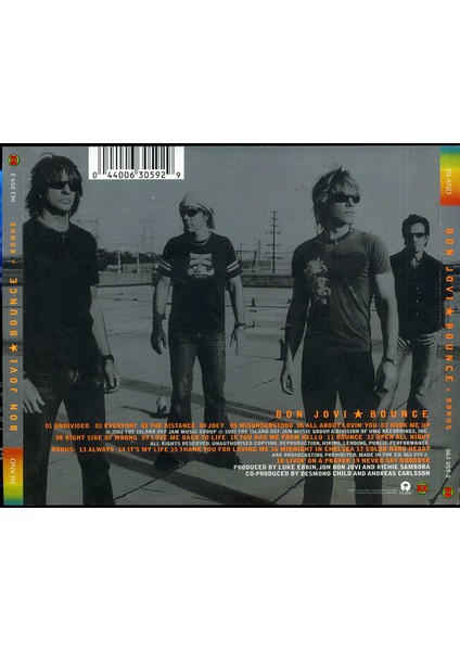 Bon Jovi- Bounce-Cd