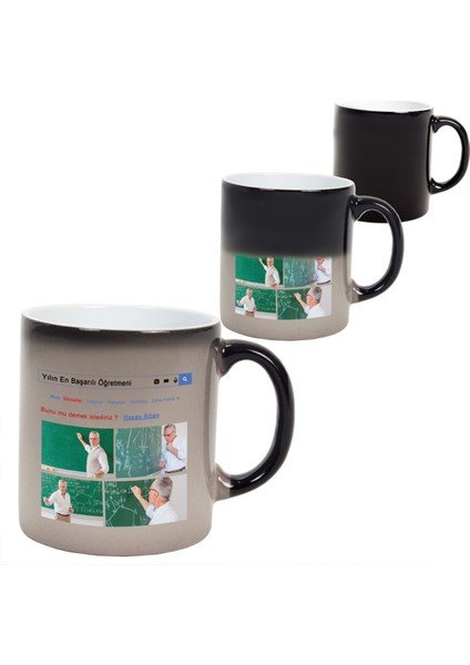 Isme Özel Sihirli Kupa Bardak-Google Arama Temalı