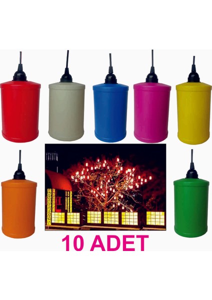 Ağaç Feneri 10 Adet