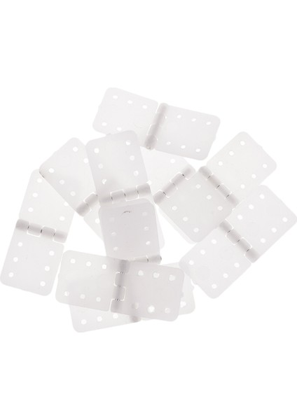10 Adet Katlanır Beyaz Plastik Pinned Menteşe Parçaları Için Rc Uçak Modeli 12X24 cm fiyatları