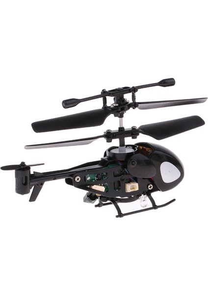 2.5 Kanal Mini Plastik Mikro Helikopter Oyuncaklar Mikro Rc Helikopter Siyah