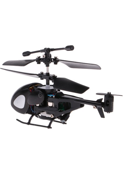2.5 Kanal Mini Plastik Mikro Helikopter Oyuncaklar Mikro Rc Helikopter Siyah