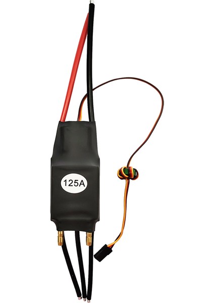 Rc Otomobil Kamyonu Tekne Kiti 125A Için Fırçasız Su Soğutmalı Esc Hız Kontrolörü (Yurt Dışından)