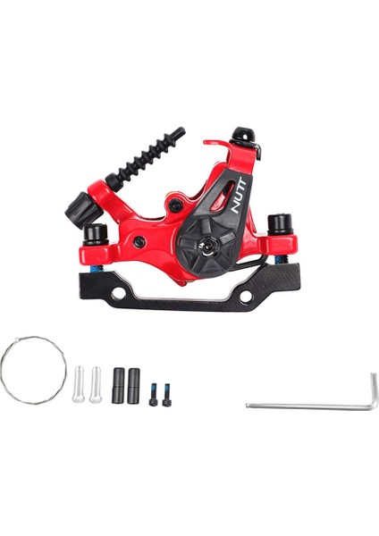 Bisiklet Mekanik Disk Fren Kaliper Hattı Çekerek Ön / Arka Kumpas F160 / R140 Ön Kelepçe Kırmızı(Yurt Dışından)