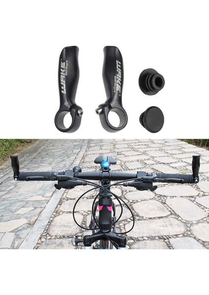 1 Çift Dağ Bisikleti Gidon Fişler Bisiklet Aksesuarları ile Mtb Biter fiyatları