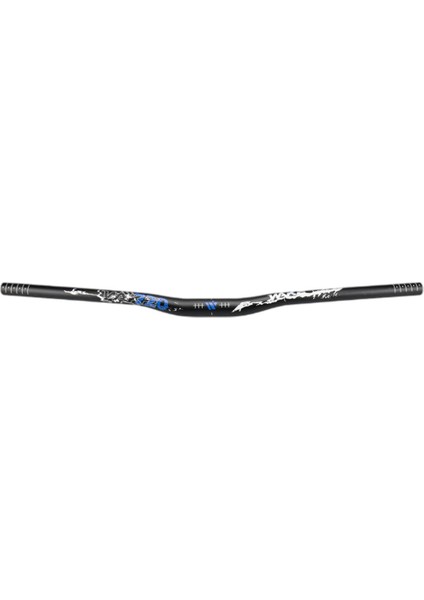 Dağ Bisikleti Gidon 31.8mm Alüminyum Mtb Bisiklet Yükseltici Bar 720MM Mavi