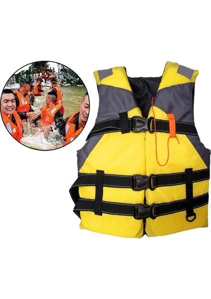 Yetişkin Yaşam Ceket Kayak Yüzdürme Yardım Yelkenli Sörf Yüzme Güvenlik Yaşam Yelek Sarı (Yurt Dışından) modelleri