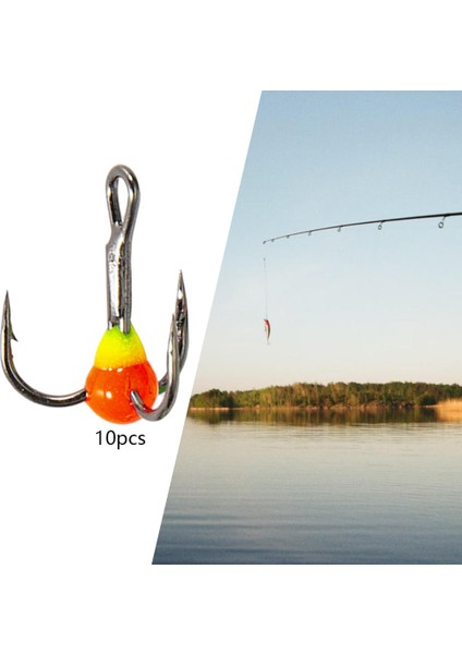 10 Adet Yem Bas Jig Başkanı Balıkçılık Cazibesi Tiz Kanca 20X16X7MM Turuncu 20X16X7MM Turuncu indirimleri