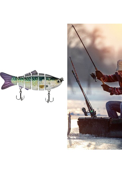 3D Fisheye Balıkçılık Lures Bait Crankbaits Balıkçılık Lures Yem Yeşil Kanca ile Mücadele modelleri