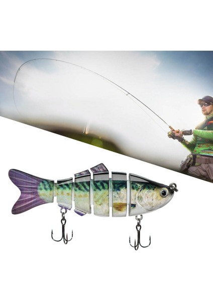3D Fisheye Balıkçılık Lures Bait Crankbaits Balıkçılık Lures Yem Yeşil Kanca ile Mücadele indirimleri