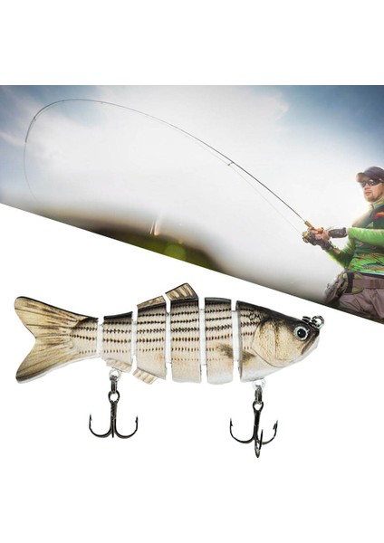 Açık Balıkçılık, Tatlı Su Beyazı Için Gerçekçi Tasarım Yapay Yem Balıkçılık(Yurt Dışından) indirimleri