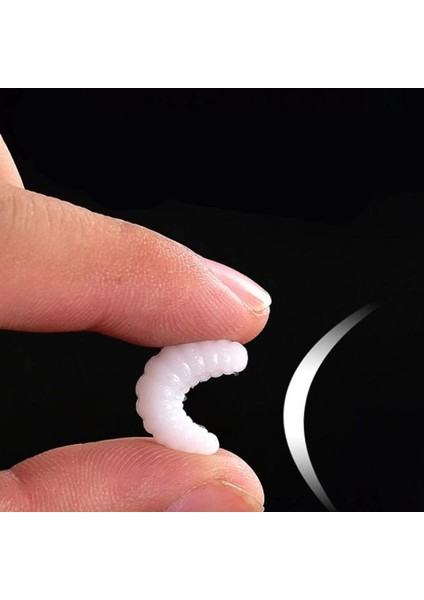 Balıkçılık Cazibesi Yumuşak Plastik Larva Grub Baits Tatlısu Mücadele 50 Adet indirimleri
