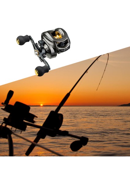 Strade Store 7.2: 1 Dişli Oranı Balıkçılık Reel Baitcasting Reel 12 + 1bb 17.63LB Tuzlu Su Sol El