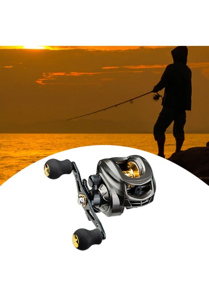 Strade Store 7.2: 1 Dişli Oranı Balıkçılık Reel Baitcasting Reel 12 + 1bb 17.63LB Tuzlu Su Sol El