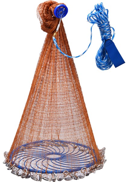 4.2mm Balıkçılık İçin Tuzak Ağ - Turuncu (Yurt Dışından)
