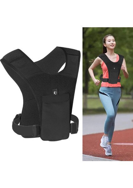 Koşu Yelek Çantası Dayanıklı Bel Çantası Gece Koşu Koşu Koşu Bisiklet Fitness Için fırsatları