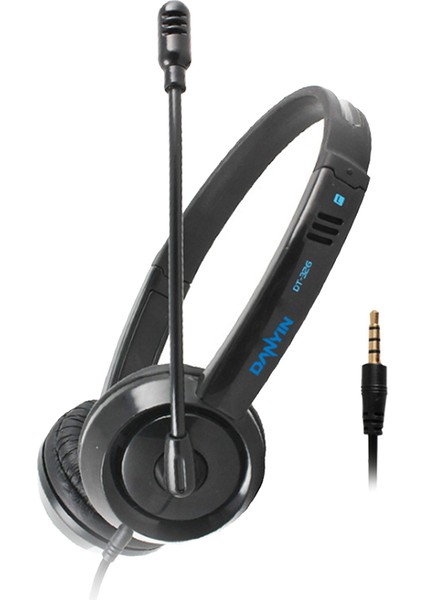 Çocuklar Kulaklıklar 3.5mm Kablolu Kulak Çocuk Kulaklık Tek 3.5mm Siyah