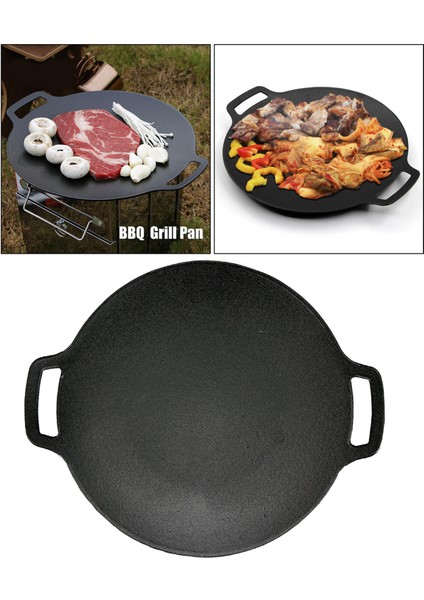Stopetop Yapışmaz Izgara Tava Barbekü Kavurma Plakası Yuvarlak Kızartma Tavası Kamp Barbekü Plaka fiyatları