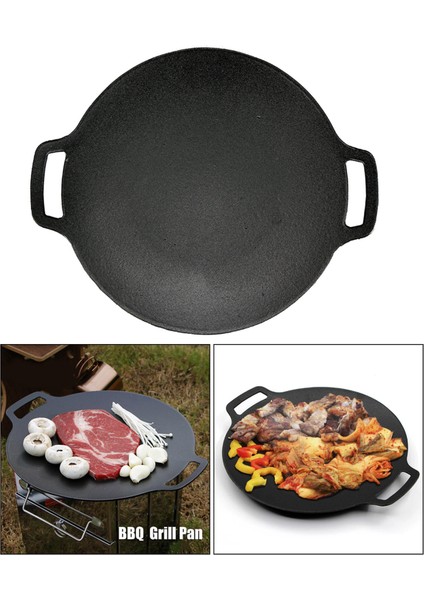 Stopetop Yapışmaz Izgara Tava Barbekü Kavurma Plakası Yuvarlak Kızartma Tavası Kamp Barbekü Plaka modelleri