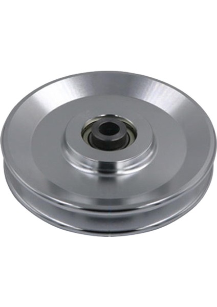 Kablo Makinesi Alüminyum Alaşım Metal Rulman Kasnak 73MM Gümüş(Yurt Dışından)