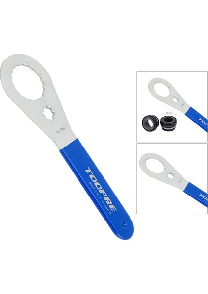 Katı Bisiklet Alt Braketi Anahtarı Kauçuk Kavrama 16-Çentik Çıkarma Anahtarı Aracı TL-BB03 fırsatları