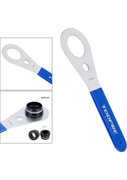 Katı Bisiklet Alt Braketi Anahtarı Kauçuk Kavrama 16-Çentik Çıkarma Anahtarı Aracı TL-BB02 modelleri