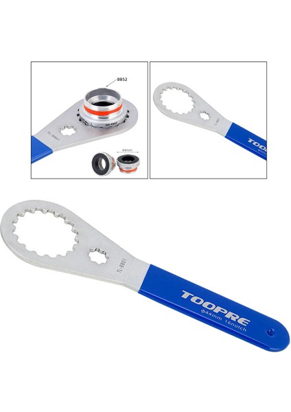 Katı Bisiklet Alt Braketi Anahtarı Kauçuk Kavrama 16-Çentik Çıkarma Anahtarı Aracı TL-BB01 indirimleri