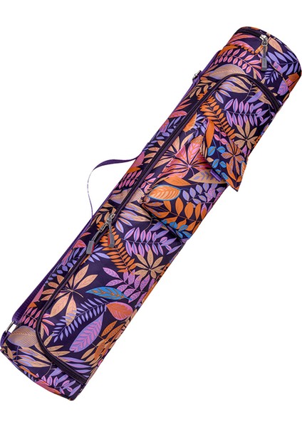 Oxford Spor Yoga Mat Taşıyıcı Durumda Taşıma Egzersiz Çantası Mor Stil B