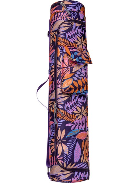 Oxford Spor Yoga Mat Taşıyıcı Durumda Taşıma Egzersiz Çantası Mor Stil B