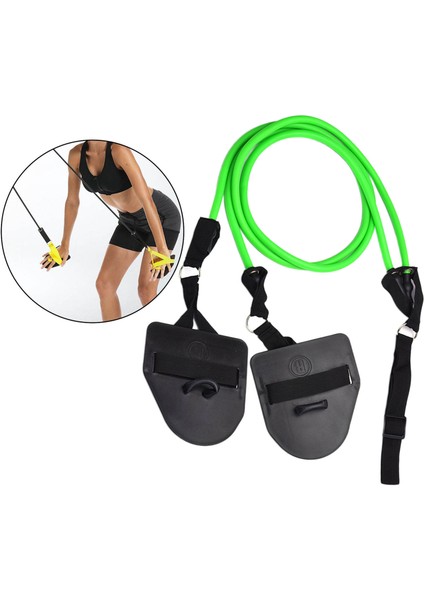 Direnç Bantları Yüzme Spor Egzersiz Kürek Egzersiz Bandı Yeşil 50LB fırsatları