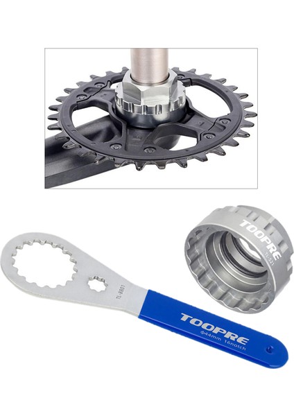 12'ler Chainring Kilit Halkası Bisiklet Kaldırma Kurulum Aracı Çelik + Anahtarı indirimleri