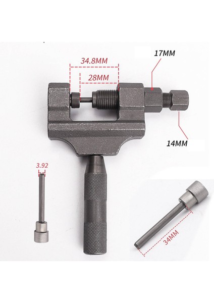 Splitter Aracı Pin Sökücü Perçinleme 420 428 530 Zincir Kesici fırsatları
