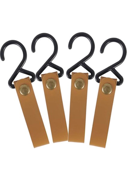 4x Açık Tencere Asılı Raf Kanca Pot Pan Lamba Tutucu Işık Kahve fırsatları