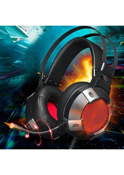 AX361 Stereo Oyun Kulaklığı Mikrofonlu Kablolu Kulaklıklar Gürültülü
