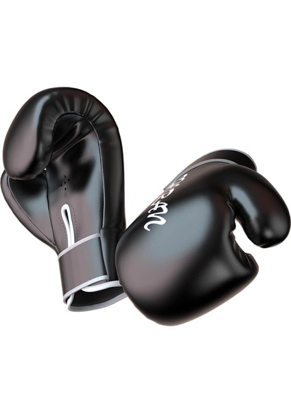 Strade Store Erkek Kadın Boks Eğitim Eldiven Sparring Pu Deri Mma Delme 10OZ_BLACK