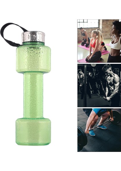 Dumbbell Su Şişesi Spor Sızdırmaz Egzersiz Su Dolgulu Ağırlıklar Yeşil fırsatları