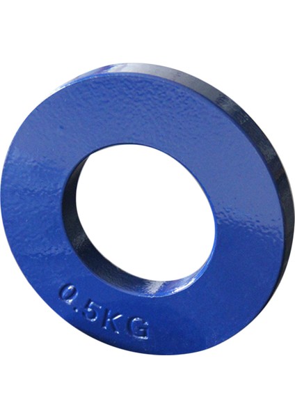 Mikro Fraksiyonel Ağırlık Plakası .25-1kg Mikro Fraksiyon Düşük Kilo Disk Mavi 0.5kg