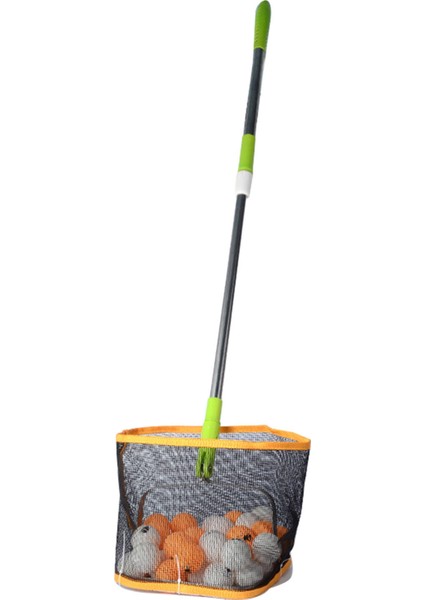 Teleskopik Pong Bale Scoop Net Pikap Ayarlanabilir Aksesuarlar Uygulama Koleksiyon Ağı - Sarı