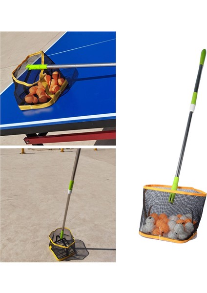 Teleskopik Pong Bale Scoop Net Pikap Ayarlanabilir Aksesuarlar Uygulama Koleksiyon Ağı - Sarı indirimleri