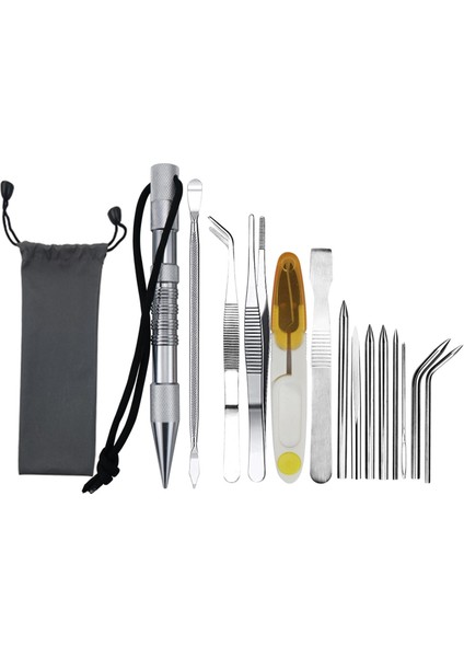 Paracord Fıd Set Dıy Dizeleri Için Kadife Çanta ile Bağlama Bilezik El Sanatları Aracı 13 Adet fiyatları