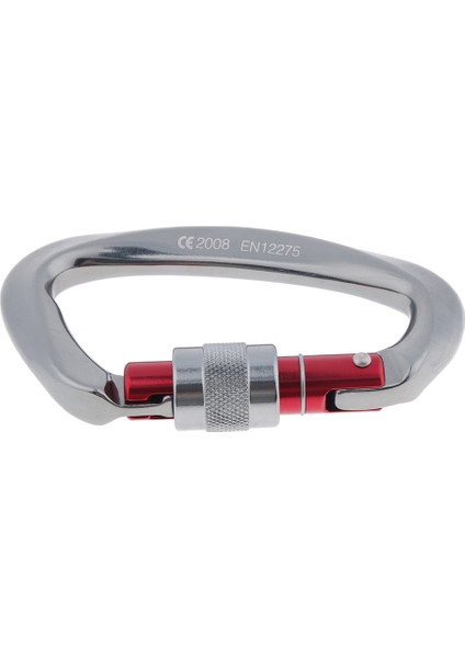 25KN Vida Kilidi D Carabiner D Tırmanma Dağcılık Rappelling Için Tip fiyatları