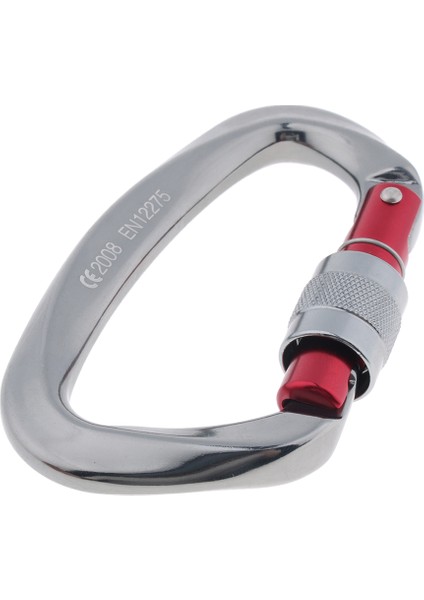 25KN Vida Kilidi D Carabiner D Tırmanma Dağcılık Rappelling Için Tip fırsatları