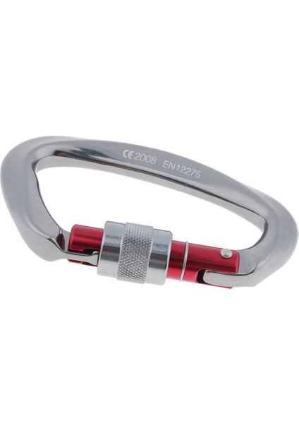 25KN Vida Kilidi D Carabiner D Tırmanma Dağcılık Rappelling Için Tip indirimleri