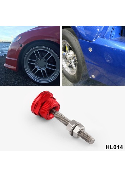 Yüksek Kalite 22MM Hızlı Yayın Bonnet Hood Pins Kilit Mandalı Evrensel Kırmızı fırsatları