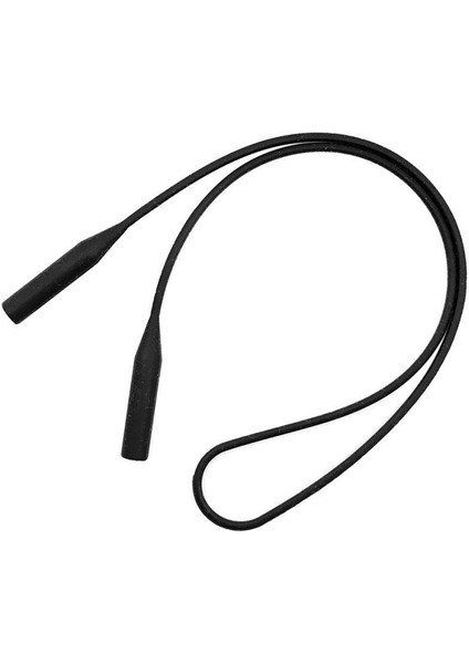 Silikon Spor Bantları Gözlük Boyun Askısı Kordon Güneş Gözlüğü Tutucu Siyah (Yurt Dışından)